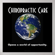 Chiropractisch Poster: Opens a World of Opportunit