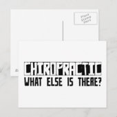 Chiropractisch wat er nog meer is? briefkaart (Voorkant / Achterkant)