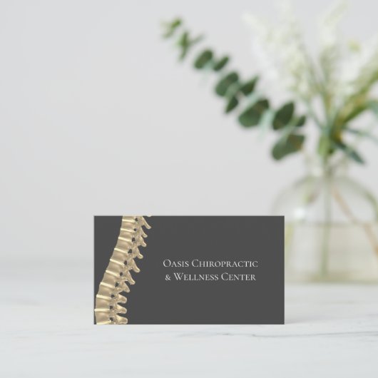 Chiropractisch & Wellness Center Visitekaartje (Staand voorkant)