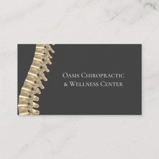 Chiropractisch & Wellness Center Visitekaartje (Voorkant)