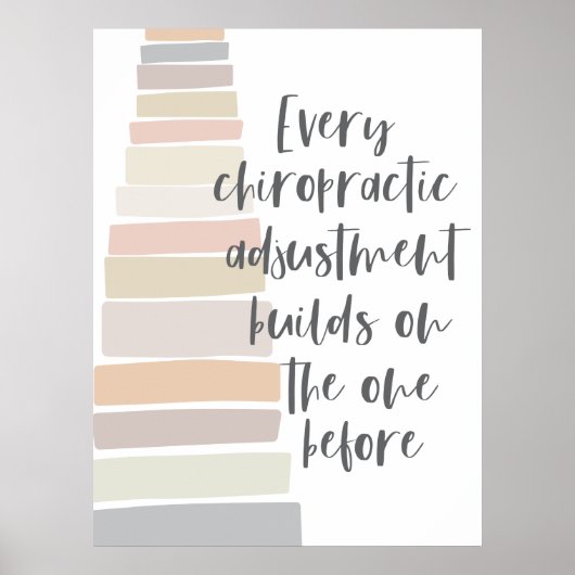 Chiropractische Aanpassings poster, Chiropractie Poster (Voorkant)