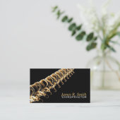 Chiropractische afdeling voor medische zorg visitekaartje (Staand voorkant)