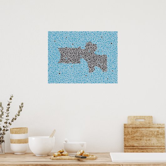 Chiropractische anatomie Artwork Lumbar Vertebrae Poster (Keuken)