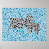 Chiropractische anatomie Artwork Lumbar Vertebrae Poster (Voorkant)