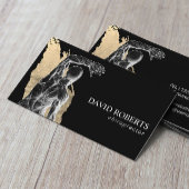 Chiropractische anatomie Black & Gold Chiropractor Visitekaartje