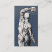 Chiropractische  anatomie Blue Chiropractor Visitekaartje (Voorkant)