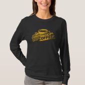 Chiropractische assistent voegt alleen koffie-nieu t-shirt (Voorkant)