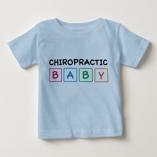 Chiropractische Baby Blokken T-Shirt (Voorkant)