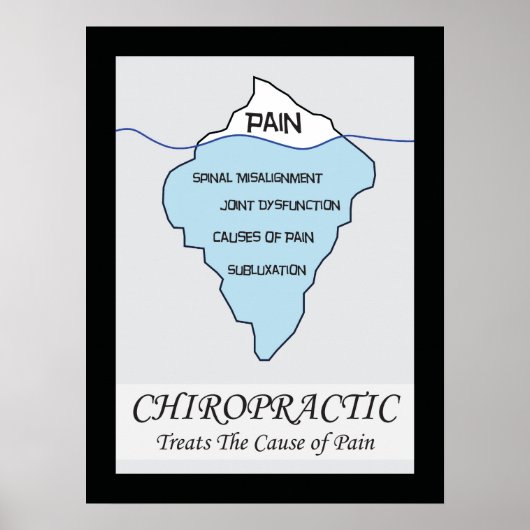 Chiropractische behandelingen de Oorzaak Poster (Voorkant)