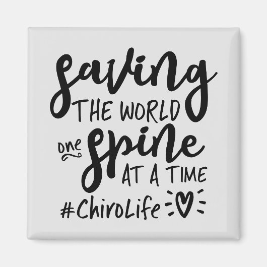 Chiropractische cadeautjes, Chiropractor Gift, Chi Magneet (Voorkant)