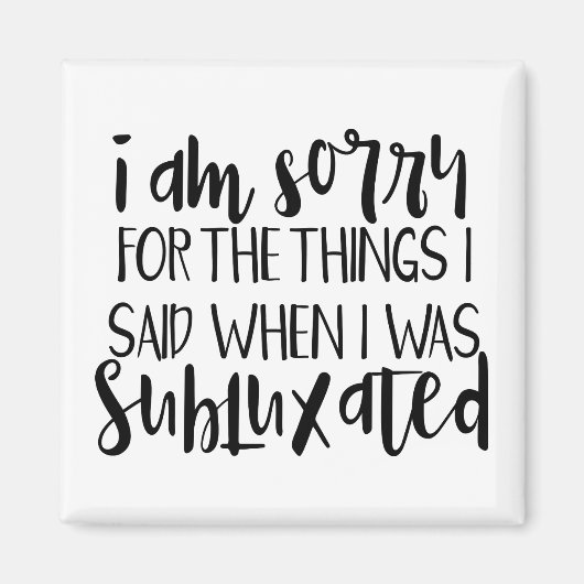 Chiropractische cadeautjes, Chiropractor Gift, Chi Magneet (Voorkant)