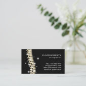 Chiropractische Chiropractor gloeiende wervelkolom Afsprakenkaartje (Staand voorkant)