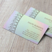 Chiropractische chiropractor Pastel Spine Appointm Afsprakenkaartje