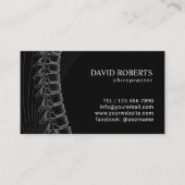 Chiropractische chiropractor Spine Plain Appointme Afsprakenkaartje (Voorkant)