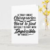 Chiropractische echt geweldige Chiropractor Spine  Kaart (Gele Bloem)