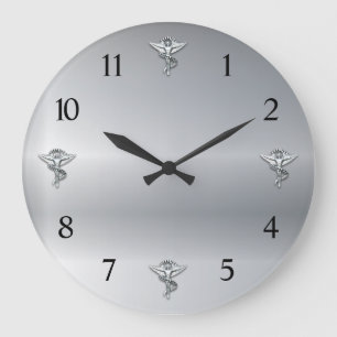 Chiropractische Emblem Chiropractor Large Clock Grote Klok