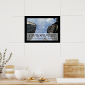 Chiropractische geneest het lichaam citeert Gezegd Poster (Keuken)