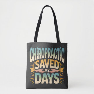 Chiropractische genezing en rugpijnverlichting tote bag