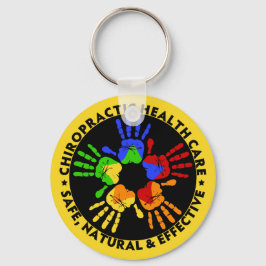 Chiropractische gezondheidszorg sleutelhanger