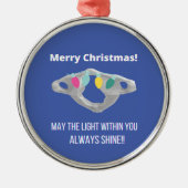 Chiropractische kerst! metalen ornament (Voorkant)