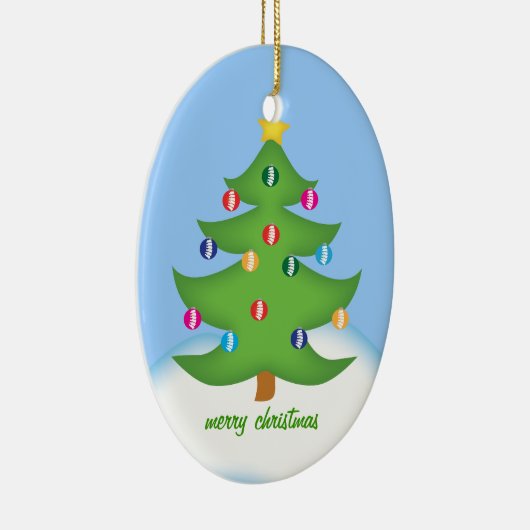 Chiropractische kerstboomversiering keramisch ornament (Rechts)