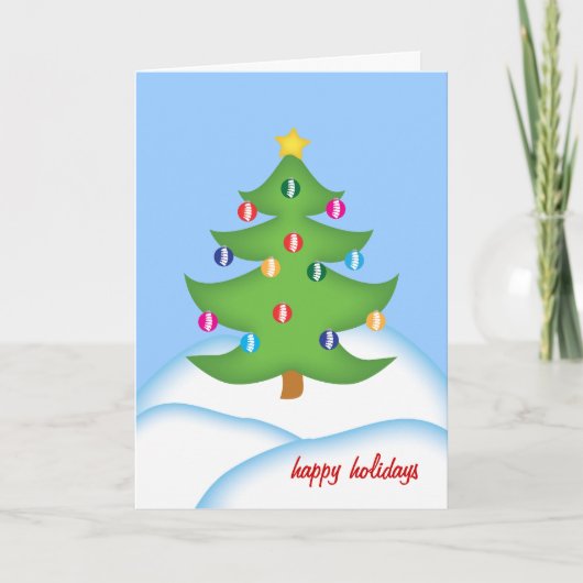 Chiropractische kerstkaart feestdagen kaart (Voorkant)