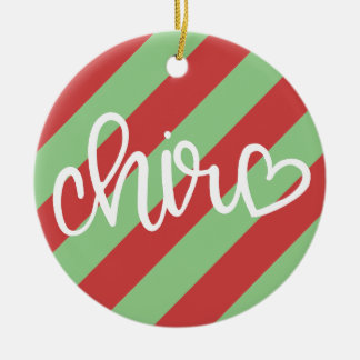 Chiropractische kerstversiering, Chiropractisch; Keramisch Ornament
