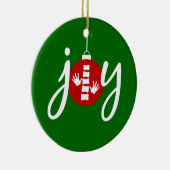 Chiropractische kerstversiering keramisch ornament (Rechts)