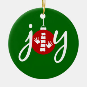 Chiropractische kerstversiering keramisch ornament