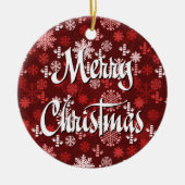 Chiropractische kerstversiering keramisch ornament (Voorkant)