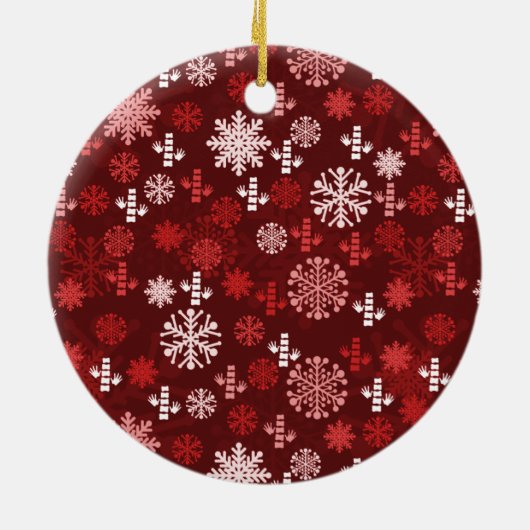 Chiropractische kerstversiering keramisch ornament (Achterkant)