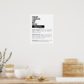 Chiropractische Kunst, Chiropractische Poster, Chi Poster (Keuken)