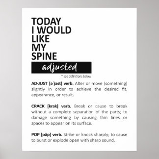 Chiropractische Kunst, Chiropractische Poster, Chi Poster