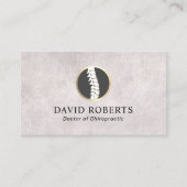 Chiropractische Logo  Chiropractor Visitekaartje (Voorkant)