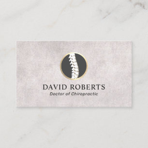 Chiropractische Logo  Chiropractor Visitekaartje
