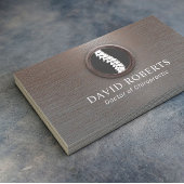 Chiropractische Logo metale chiropractor Visitekaartje