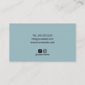 Chiropractische Logo Professional Visitekaartje (Achterkant)