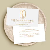 Chiropractische Logo Visitekaartje