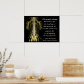 Chiropractische offertes en Gezegden DD Palmer Poster (Keuken)