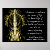 Chiropractische offertes en Gezegden DD Palmer Poster (Voorkant)