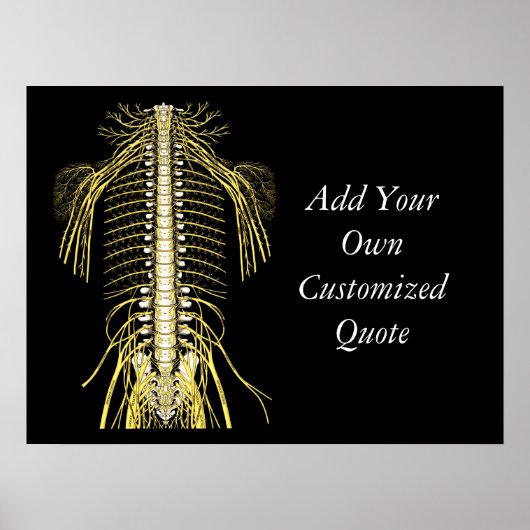 Chiropractische offertes en Gezegden Gepersonalise Poster (Voorkant)