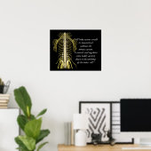 Chiropractische offertes en Gezegden Nerves Poster (Thuiskantoor)