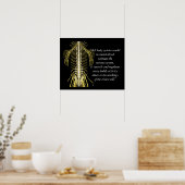 Chiropractische offertes en Gezegden Nerves Poster (Keuken)
