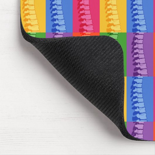Chiropractische Pop Art Mousepad Muismat (Hoek)