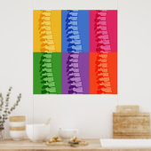 Chiropractische Pop Art Print (Keuken)