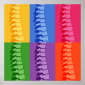 Chiropractische Pop Art Print (Voorkant)