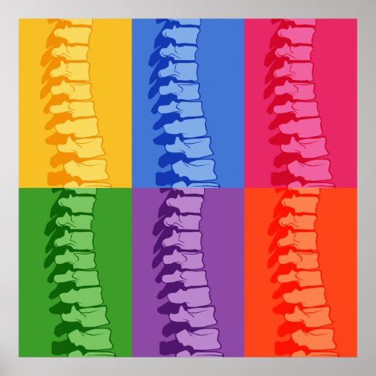 Chiropractische Pop Art Print (Voorkant)