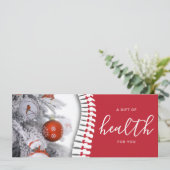 Chiropractische Red Spine Holiday Cadeaubon (Staand voorkant)