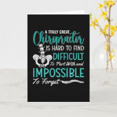 Chiropractische ruggengraat echt geweldig Chiropra Kaart (Gele Bloem)