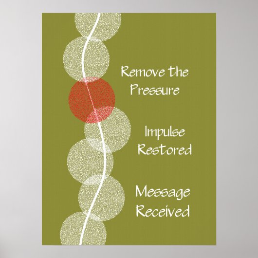 Chiropractische subluxatie Nerve Impingement Poste Poster (Voorkant)